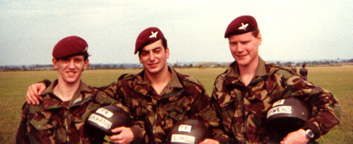 Brize Norton parachute training course 1982