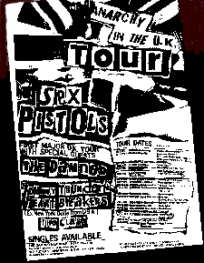 Sex Pistols Tour Poster