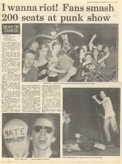 Evening Standard Tuesday 10th May 1977